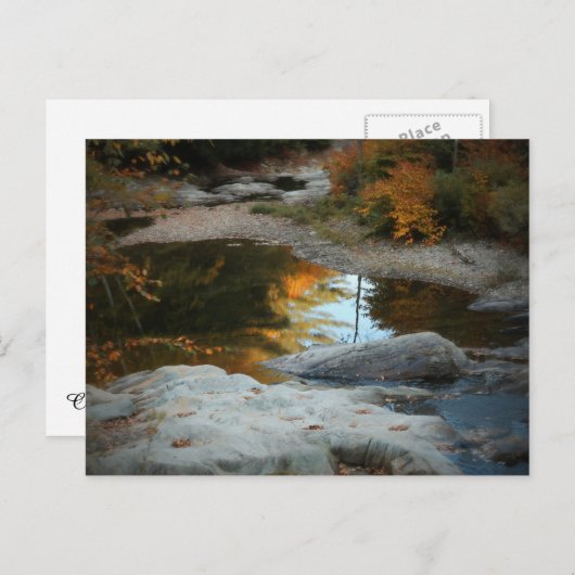 Farbenfrohe Reflektion Postkarte (Vorne/Hinten)