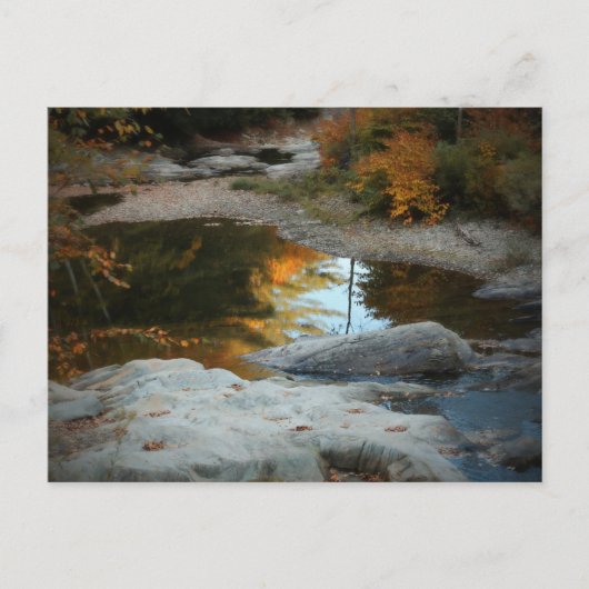 Farbenfrohe Reflektion Postkarte (Vorderseite)