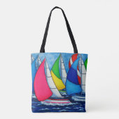 Farbenfrohe Regatta-Tasche von Lisa Lorenz Tasche (Rückseite)