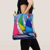 Farbenfrohe Regatta-Tasche von Lisa Lorenz Tasche (Von Nahem)