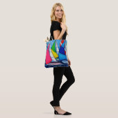 Farbenfrohe Regatta-Tasche von Lisa Lorenz Tasche (Am Model)