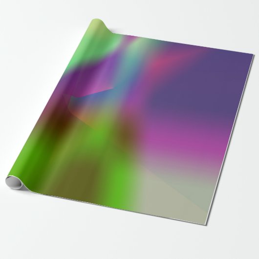 farbenfrohe Regenbogen-Abstract-Textur Geschenkpapier (Ungerollt)