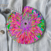 Farbenfrohe Regenbogen Abstrakt dekorative Dahlia Button (Beispiel)