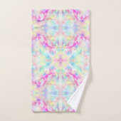 Farbenfrohe Regenbogen Abstrakte Bohemische Gefärb Badhandtuch Set (Handtuch)