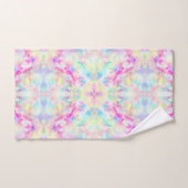 Farbenfrohe Regenbogen Abstrakte Bohemische Gefärb Badhandtuch Set (Handtuch)