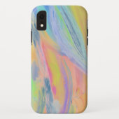 Farbenfrohe Regenbogen-abstrakte Ölmalerei Case-Mate iPhone Hülle (Rückseite)