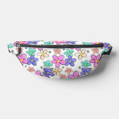 farbenfrohe Regenbogen-Blume Hummeln blühend Bauchtasche (Ablage )