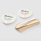 Farbenfrohe Regenbogen-Boho-Abschluss geben Jahr Fächer (Non-assembled)