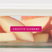 Farbenfrohe Regenbogen-Bright Wassersicherer Name Etiketten (Befestigt)