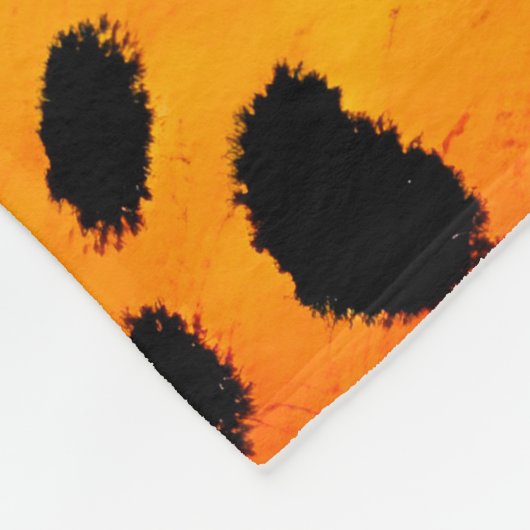 Farbenfrohe Regenbogen-Cheetah Nahtloses Muster Fleecedecke (Ecke)