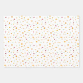 Farbenfrohe Regenbogen Confetti Custom Geschenkpapier Set (Vorderseite 3)