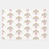 Farbenfrohe Regenbogen Confetti Custom Geschenkpapier Set (Vorderseite 2)