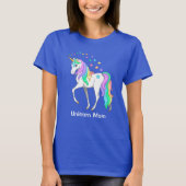 Farbenfrohe Regenbogen-Einhorn-Mama T-Shirt (Vorderseite)