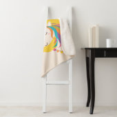 Farbenfrohe Regenbogen Einhorn Sterne Girly Indivi Sherpadecke (Beispiel)