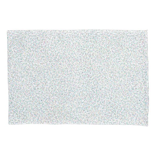 Farbenfrohe Regenbogen-gesprenkelte Punkte Kissenbezug (Vorderseite)