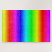 Farbenfrohe Regenbogen Gradient Ombre Puzzle (Horizontal)