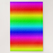 Farbenfrohe Regenbogen Gradient Ombre Puzzle (Vertikal)