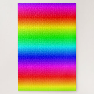 Farbenfrohe Regenbogen Gradient Ombre Puzzle