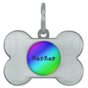 Farbenfrohe Regenbogen Grün Blau Lila Diagonal Ble Tiermarke