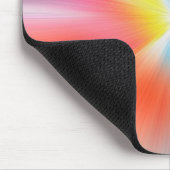 Farbenfrohe Regenbogen-Inspirierte Themengestaltun Mousepad (Ecke)