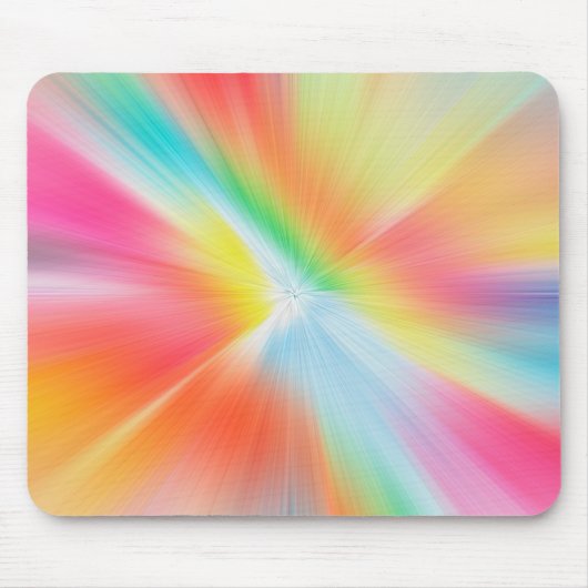 Farbenfrohe Regenbogen-Inspirierte Themengestaltun Mousepad (Vorne)