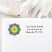 Farbenfrohe Regenbogen Mandala Zen (Insitu)