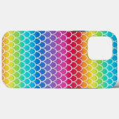 Farbenfrohe Regenbogen-Meerjungwaagen Case-Mate iPhone Hülle (Rückseite (Horizontal))