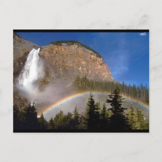 Farbenfrohe Regenbogen Naturpark California Postkarte (Vorderseite)