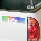 Farbenfrohe Regenbogen Polygonal id - Autoaufklebe Autoaufkleber (Auf Lkw)