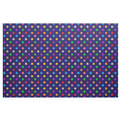 Farbenfrohe Regenbogen-Punkte Blau Stoff (Fat Quarter (45,7 x 55,9 cm))