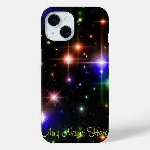 Farbenfrohe Regenbogen Sparkeln Sterne Fantasy Nig Case-Mate iPhone Hülle