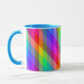 Farbenfrohe Regenbogen-Spektralrisen Tasse (Links)