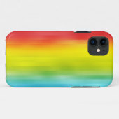 Farbenfrohe Regenbogen Streifen iPhone 5/5S Fall Case-Mate iPhone Hülle (Rückseite (Horizontal))