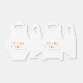 Farbenfrohe Regenbogen Vielen Dank Kindergeburtsta Geschenkschachtel (Ungefaltet)