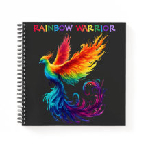 Farbenfrohe Regenbogen Wasserfarbe Phoenix Krieger