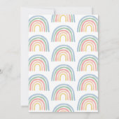 Farbenfrohe Regenbogen Weihnachten verbreiten Freu (Rückseite)