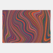 Farbenfrohe Regenbogenabstraktion Geschenkpapier Set (Vorderseite 2)