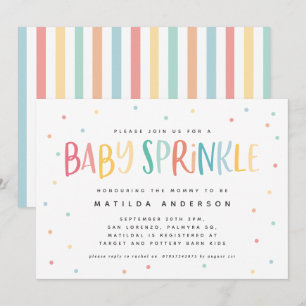 Farbenfrohe Regenbogenbabys sprinkeln geschlechtsn