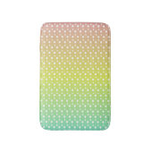 Farbenfrohe Regenbogenblasen Badematte (Vorderseite Vertikal)