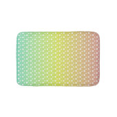 Farbenfrohe Regenbogenblasen Badematte (Vorderseite)