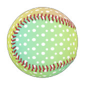 Farbenfrohe Regenbogenblasen Baseball (Vorderseite Links)