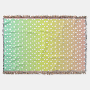 Farbenfrohe Regenbogenblasen Decke