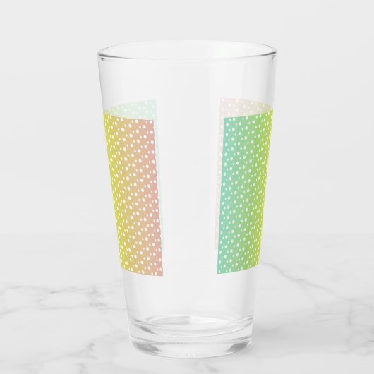 Farbenfrohe Regenbogenblasen Glas (Rechts)