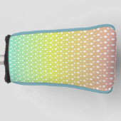 Farbenfrohe Regenbogenblasen Golf Headcover (Vorderseite)