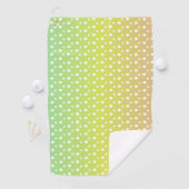 Farbenfrohe Regenbogenblasen Golfhandtuch (Insitu)