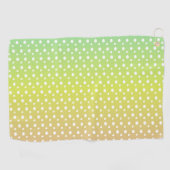 Farbenfrohe Regenbogenblasen Golfhandtuch (Horizontal)