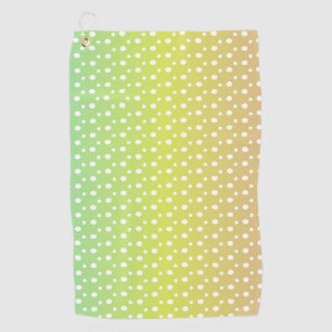Farbenfrohe Regenbogenblasen Golfhandtuch