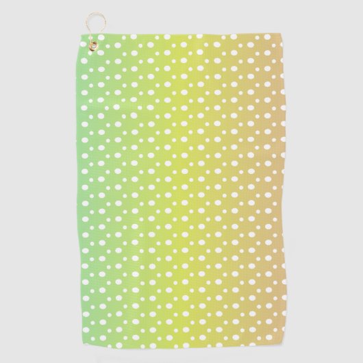 Farbenfrohe Regenbogenblasen Golfhandtuch (Vorderseite)