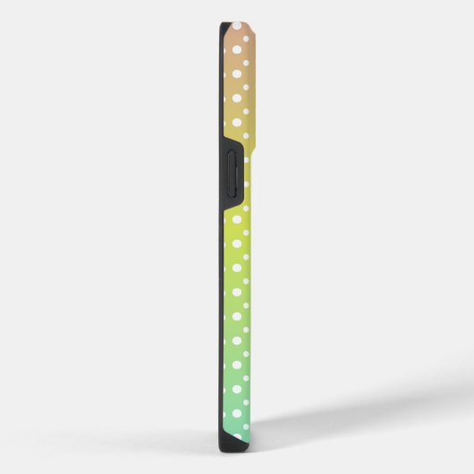 Farbenfrohe Regenbogenblasen iPhone Hülle (Rechte Seite)