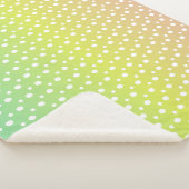 Farbenfrohe Regenbogenblasen Sherpadecke (3/4)